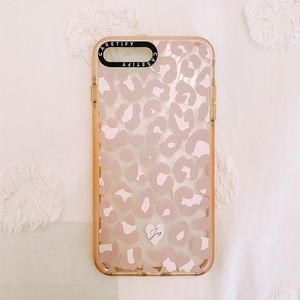 Dusty Pink Leopard Casetify Case iPhone 8 Plus